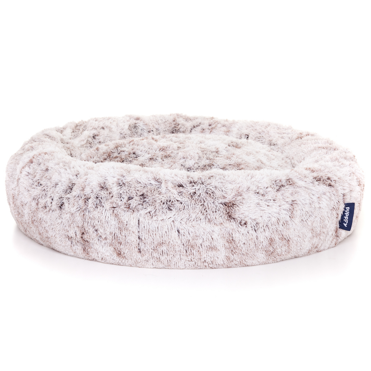 Puppify&#39;s antislip donut hondenbed voor een veilige en comfortabele slaapomgeving.