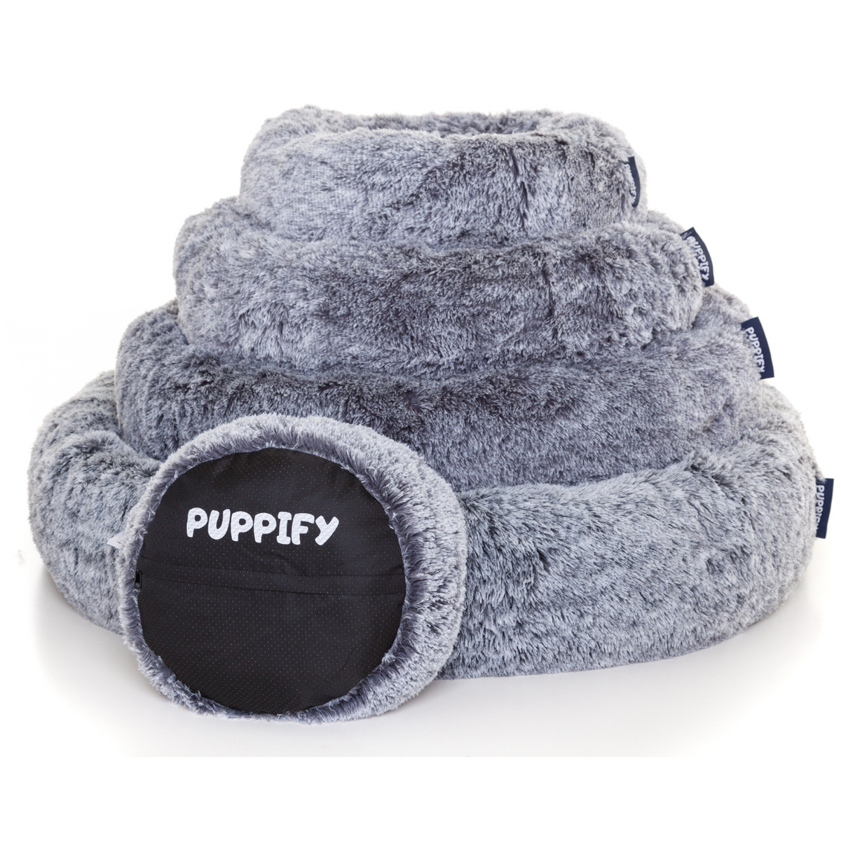 Machine wasbare Puppify hondenmand - gemakkelijk te onderhouden en fris te houden.